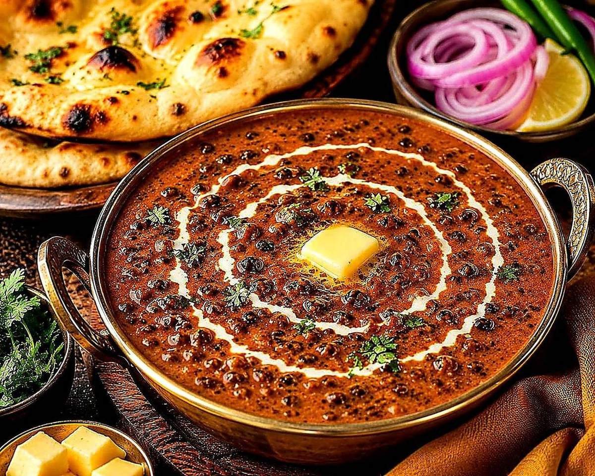 Dal makhani kadhai with naan at Apna Dhaba Desi Dhaba Lucknow
