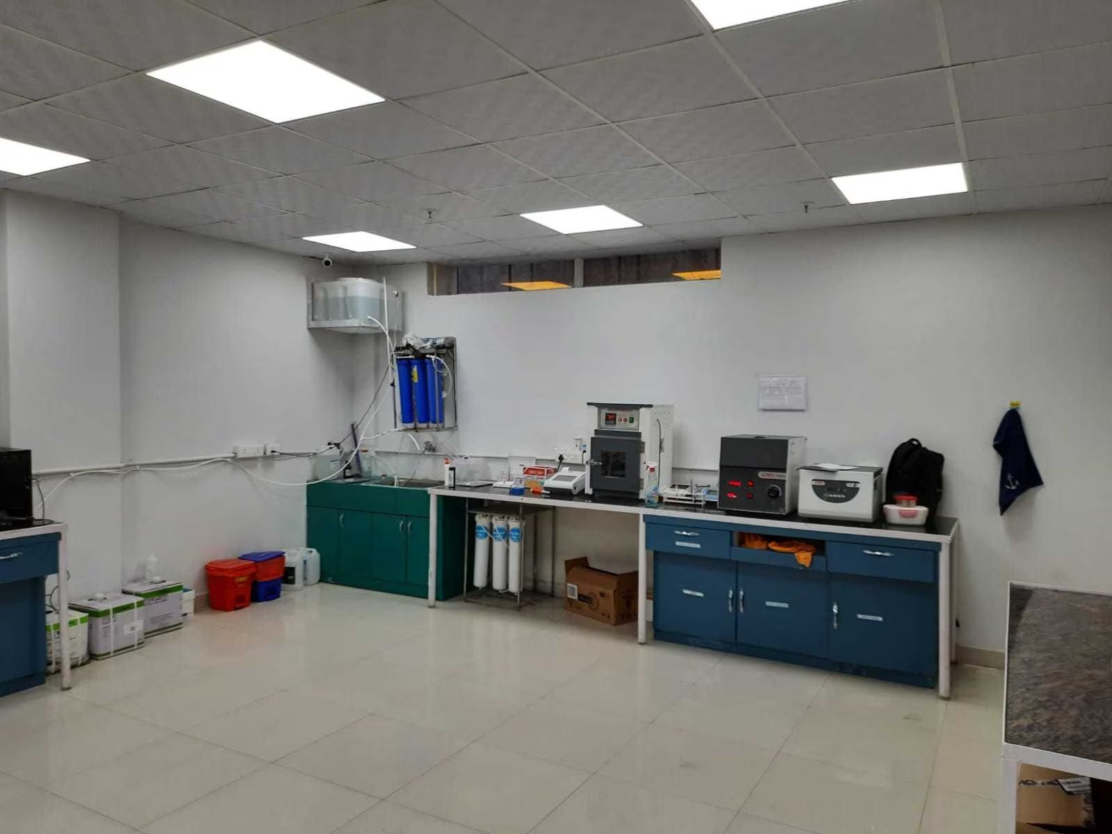 Modern pathology laboratory interior at Awadh Diagnostics, Chowk, Lucknow