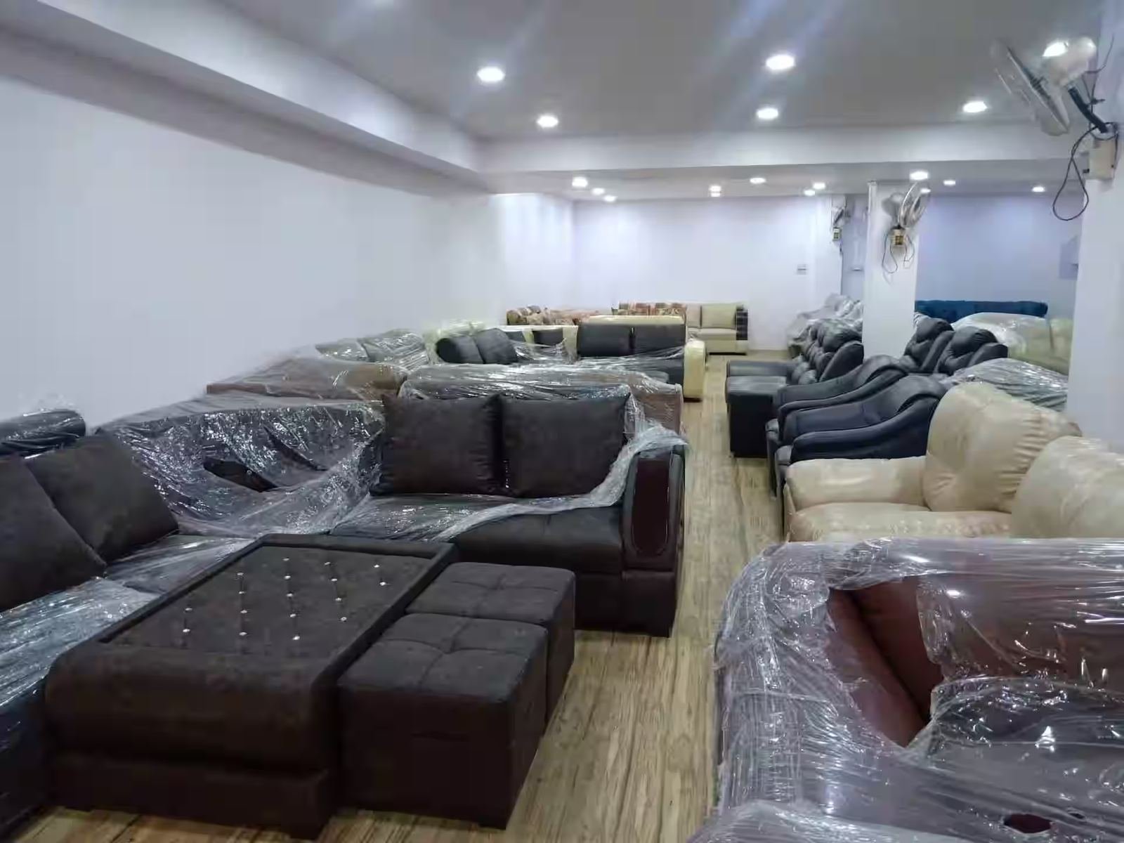 Sofa sets at our showroom — Lucknow Furniture, Indira Nagar, Lucknow