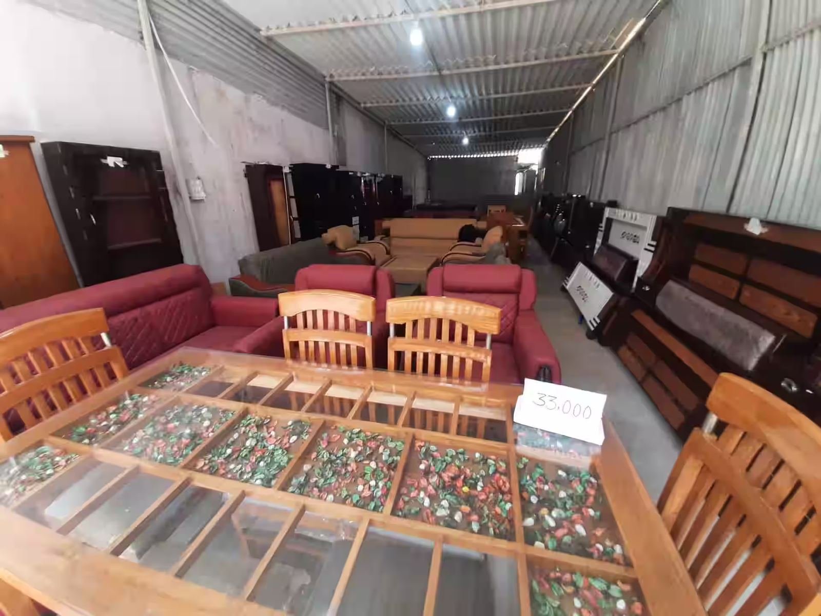 Inside our showroom floor — Nainital Furniture House, Gomti Nagar, Lucknow