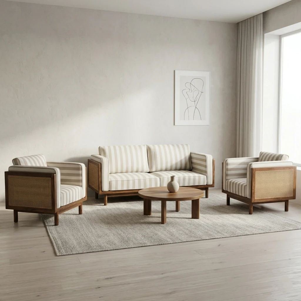 Sheesham wood sofa set — Nainital Furniture House, Gomti Nagar, Lucknow