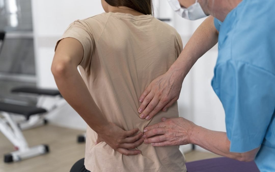 Manual therapy session for lower back pain relief