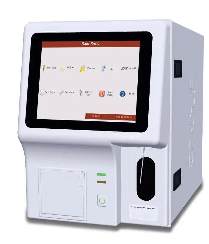 Automated hematology analyser machine at SAFAL lab