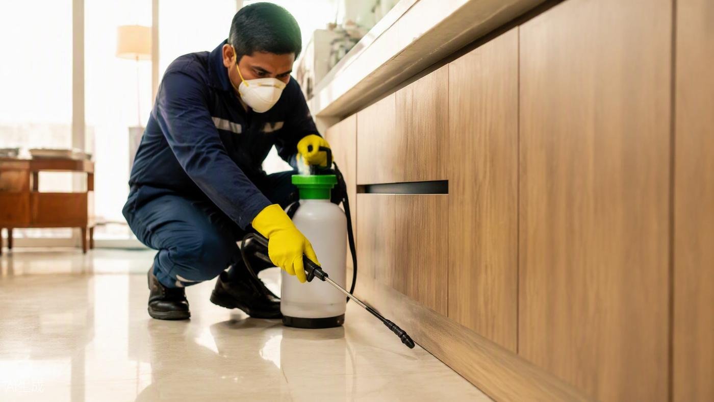 Unite Pest Solutions technician carrying out fogging treatment in Gomti Nagar, Lucknow