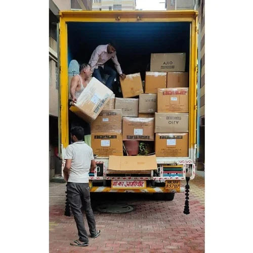 Movers loading cartons into a truck, Verma Packers and Movers Lucknow