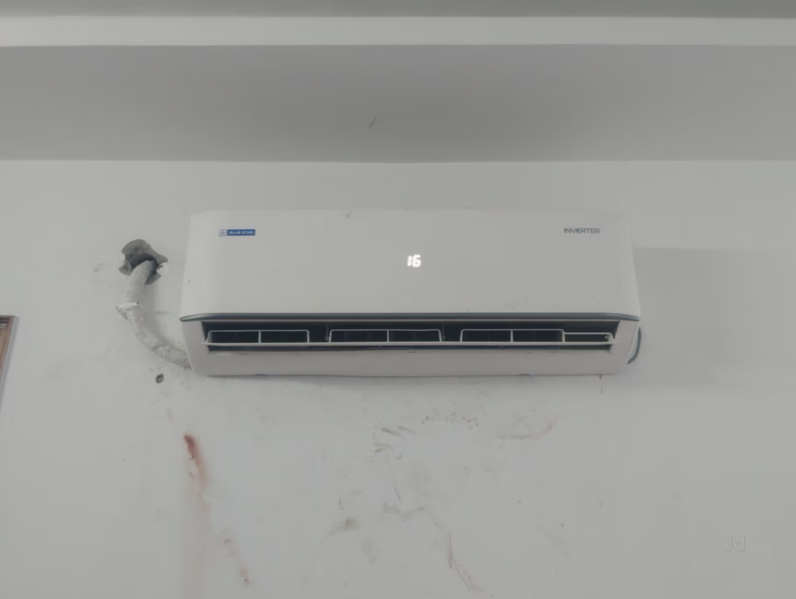 Split AC indoor unit installed by Vi Tech Services — ac amc plans in Tedhi Pulia, Lucknow