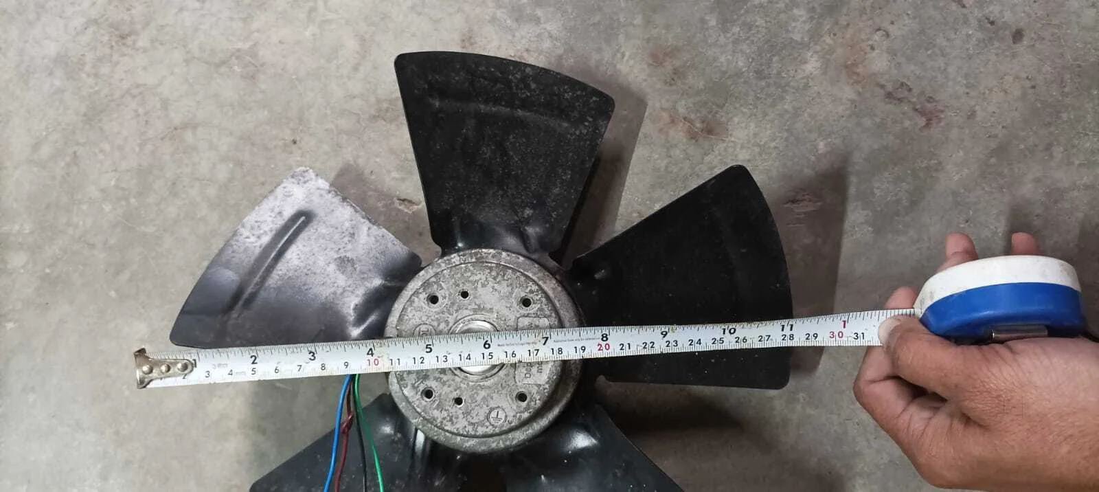 Fan motor repair with precision measurement — Vi Tech Services, Tedhi Pulia, Lucknow